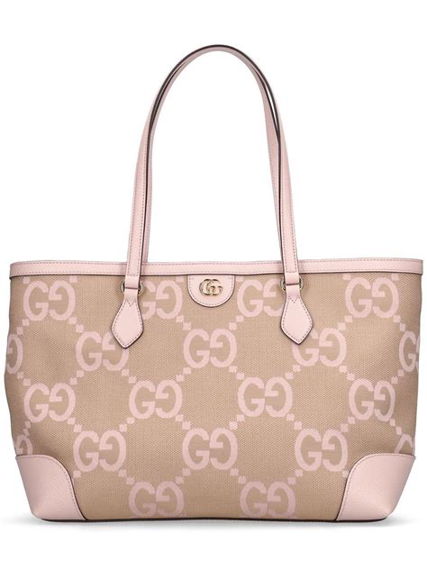 gucci tote bag canvas pink|gucci ophidia small tote bag.